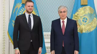 Тоқаев Литва сыртқы істер министрін қабылдады