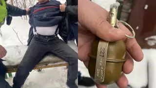 Үй тұрғындары эвакуацияланды: Павлодарда "граната жармақ болған" ер адам ұсталды