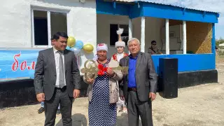 Талас ауданында биыл 9 көпбалалы аз қамтылған отбасы баспаналы болды