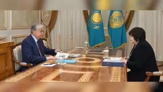Тоқаев Эльвира Азимованы қабылдады