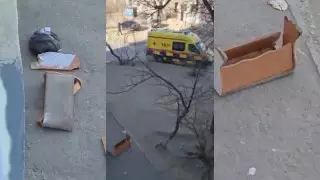 Ақтауда жоғары қабаттан лақтырылған жиһаз салдарынан ер адам сал болып қалды