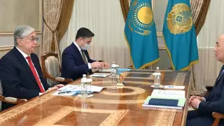Президент "Бәйтерек" холдингінің басқарма төрағасын қабылдады