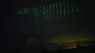 Гавай аспанында "Матрицаның" жасыл сызықтары пайда болды