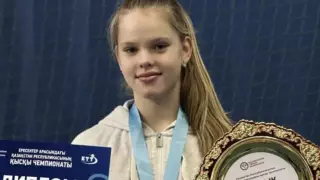 14 жастағы Ариана Гогулина ересектер арасында Қазақстан чемпионы атанды