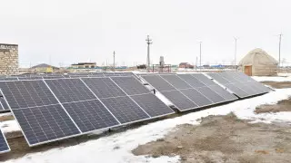 Атыраудағы әлеуметтік қалашыққа гибридті электростанция тарту етілді