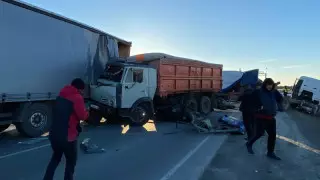 Ресейде қазақстандық жүк көліктері ірі апатқа ұшырады