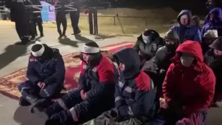 Жетібай ауылындағы жұмыссыздар аштықты тоқтатты