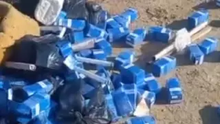 Маңғыстауда шприц пен дәрі-дәрмек төгілген қоқыс үйіндісі табылды