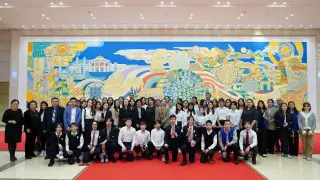 Қазақстандық оқушылар қытайлық ғарышкерлермен онлайн байланысқа шықты