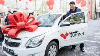 KMF Алматы облысының тұрғынына автокөлік сыйлады