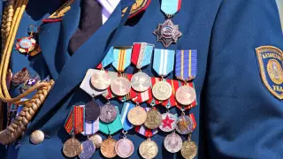 Маңғыстау облысында Жеңіс күнін ҰОС-ның үш ардагері атап өтті