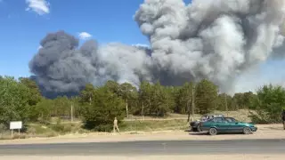 Абай облысындағы өртті сөндіруге өрт сөндіру пойызы мен тікұшақ жұмылдырылды