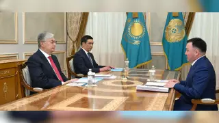 Президент Жоғарғы сот төрағасын қабылдады