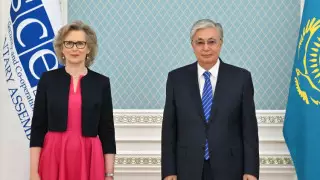 Тоқаев ЕҚЫҰ Парламент Ассамблеясы президентін қабылдады