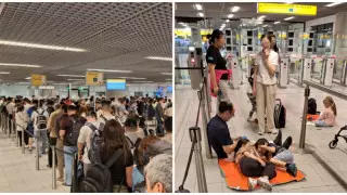 "Балалармен еденде жатты". Лондонға ұшқан қазақстандықтар Амстердам әуежайында тұрып қалды