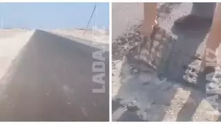 Маңғыстау облысында тұрғындар тасжолға төселген асфальт сапасына шағымданды