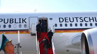 Тоқаев Германия президентін Маңғыстауға шығарып салды