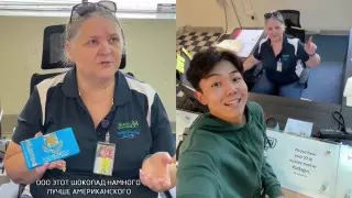 Қазақстандық шоколадқа тәнті болған америкалықтың видеосы трендке шықты