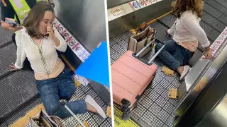 Адамдар шошынып қалды: әйел адам көпшіліктің көзінше аяғынан айырылды