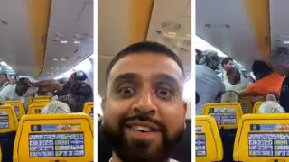 Жолаушылардың ұшақта терезе маңында отыру үшін төбелесі видеоға түсірілді