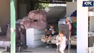 Алматыда жаңбырдан кейін бірнеше отбасы баспанасыз қалды