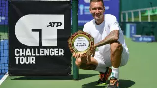 Денис Евсеев карьерасында алғаш рет "Челленджер" турнирінде жеңіске жетті