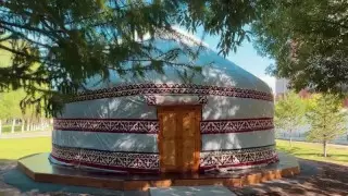 АҚШ-тың Астанадағы елшілік аумағына киіз үй тігілді