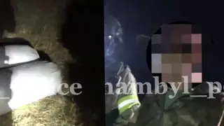 Жамбыл облысында қызметтік ит ер адамды есірткі дайындап жатқан жерінен тауып алды