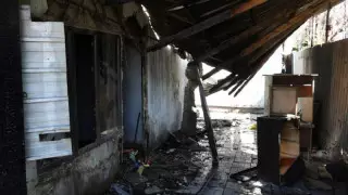 Қаскелеңде өрттен кейін көпбалалы отбасы жертөледе тұрып жатыр