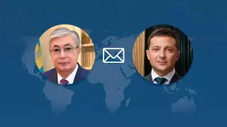 Тоқаев Зеленскийге құттықтау жеделхатын жолдады