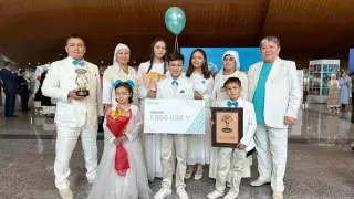 Ұлттық өнерді дәріптеп жүрген шымкенттік Бейісбековтер әулеті "Мерейлі отбасы - 2023" ұлттық байқауының лауреаты атанды