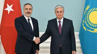 Мемлекет басшысы Түркия Сыртқы істер министрін қабылдады