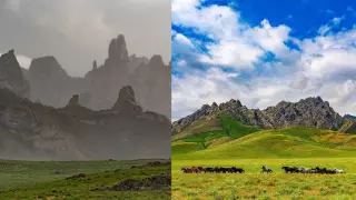 Желіде Келіншектау табиғатының еліктірер көрінісі пайда болды