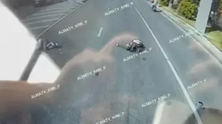 Алматыда автобус жүргізушісі жаяу жүргіншіні қағып кетті