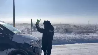 Полицейлер Қазақстан тасжолдарындағы жағдайды көрсетті