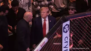 Дональд Трамп Шавкат Рахмоновтың жекпе-жегіне тамашалады