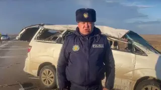 Атырауда жантүршігерлік жол апатынан екі адам қаза тапты
