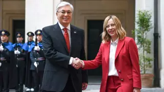 Италия премьер-министрі Тоқаевпен түскен суретін жариялады
