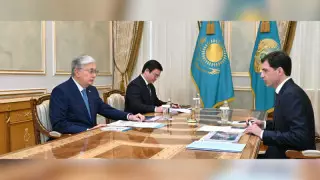 Тоқаев Qarmet төрағасын Лаврентьевті қабылдады