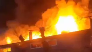 Куәгерлер Алматы маңындағы ірі өртті камераға түсіріп алды