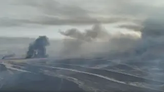 Атырау облысында қамыстан шыққан өрт сөндірілді