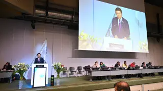 Мәжіліс спикері Парламентаралық Одақ Ассамблеясында сөз сөйледі