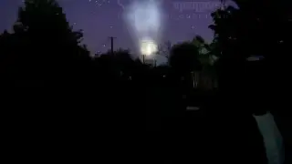 Украина аспанында әдеттен тыс жарқыл пайда болды