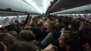 Борттағы жаппай төбелес: ұшақ шұғыл түрде қонды