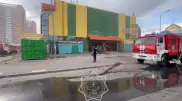 Астанада сауда орталығы өртенді