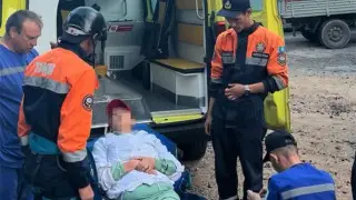 Бурабайда аяғын жарақаттап алған турист құтқарылды