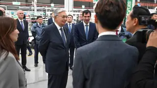 Мемлекет басшысы тұрмыстық техника өндірісімен танысты