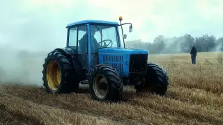 Полиция майоры ер адамды трактормен қағып кетті: ол оқиға орнында қаза болған