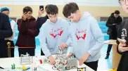 Түркістан: Қазығұртта жастар арасында робототехникадан облыстық турнир өтті