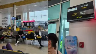 Алматыдан Пхукетке 11 сағаттан бері ұша алмай отырған жолаушылар шағымын айтты